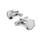 Cufflink - base for Hexagon Fancy, AG 925 silver