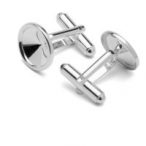 Cufflink - Rivoli base, AG 925 silver